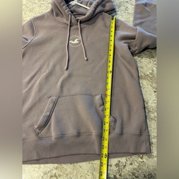 Hollister Hoodie Sweatshirt Purple Lilac Women’s Large - Picture 10 of 12